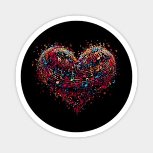 Abstract Heart Design Magnet